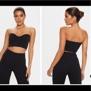 NWT PrettyLittleThing Sweetheart Bandeau